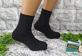 Шкарпетки чоловічі розмір 42-45 махра чорні за 1 пару Житомир 00004