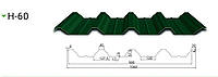 Профнастил Н-60 / 0,7 мм / Алмет RAL