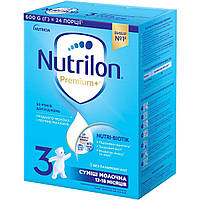Смесь молочная Nutrilon Premium+ 3, от 12 до 18 месяцев, 600 г