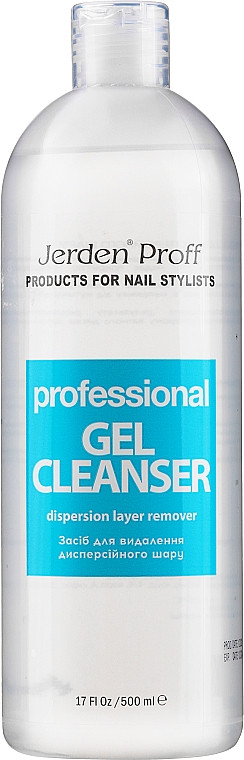 Засіб для зняття липкого шару Jerden Proff Gel Cleanser, 500 мл
