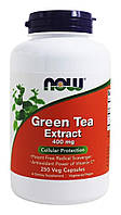 Экстракт зеленого чая (Green Tea) Now Foods 400 мг 250 вегетарианских капсул KM, код: 7701326
