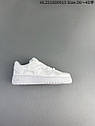 Eur36-45 білі Nike Air Force 1 x Billie Eilish Low Triple White чоловічі жіночі кросівки, фото 9