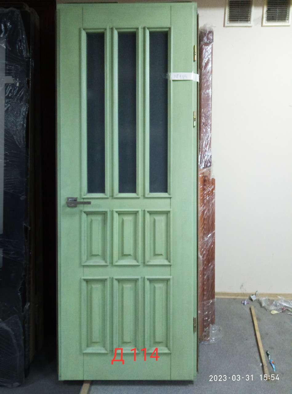 Д-114 дверний блок із сосни, фото 1