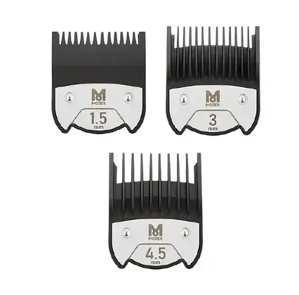 Набір магнітних насадок Moser Magnetic Premium, 1.5, 3 и 4.5 мм 1801-7010