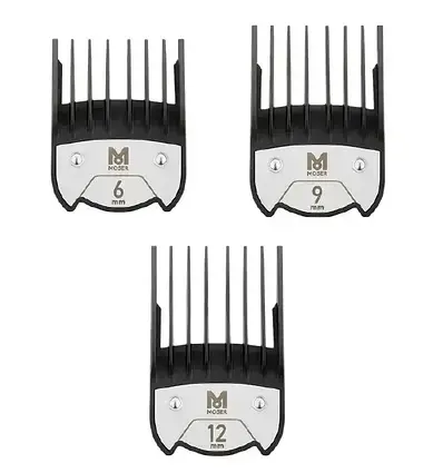 Набір магнітних насадок Moser Magnetic Premium, 6, 9 і 12 мм 1801-7020