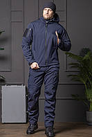 Тактические штаны Softshell (380 г/м2) темно-синие ДСНС