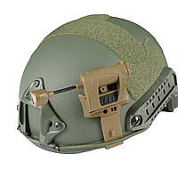 Тактический фонарик на шлем с креплением MPLS CHARGE CR123A