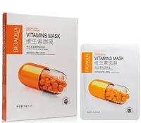 Тканинна маска для обличчя Bioaqua Elastic And Smooth Vitamins Mask