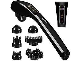 Масажер ручний бездротовий Soulima 21630 вібромасажер 12 програм R_2041