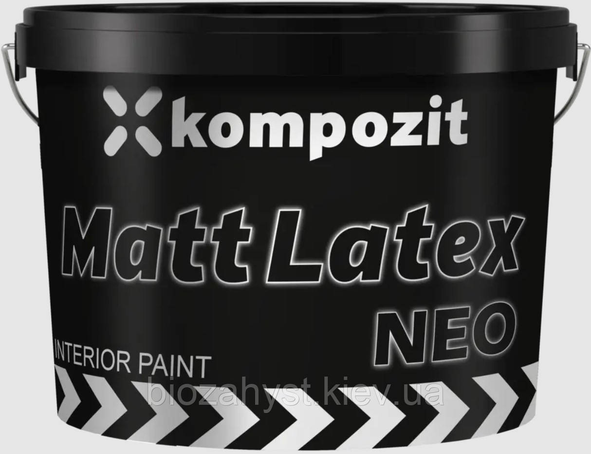 Фарба інтер'єрна, для первинного або ремонтного фарбування поверхонь MattLatex NEO Kompozit 7 кг