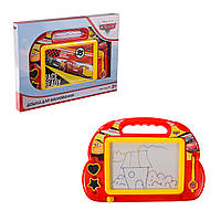 Досточка магнитная Disney "Cars" D-3403 (48шт/2) для рисования, цветная, в коробке 38*3*28 см, р-р игрушки