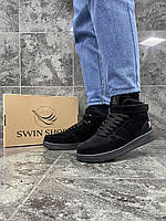 Зимові кросівки STILLI с мехом внутри (all black) хорошее качество Размер 44 (28 см)