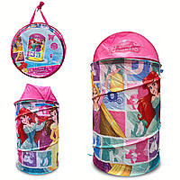 Корзина для игрушек D-3518 (24шт) Princess в сумке 49*49*3 см, р-р игрушки 43*43*60 см