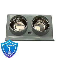 Миска для собак та кішок Bass Polska BH 28620 з пластиковою основою 2 шт