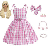 Платье для девочки Барби ,размер 100,110,120,130,140,150 , костюм для девочек,платье Барби,карнавальное платье