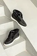 Жіночі черевики No Brand Лофери зимові Black 40 m