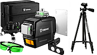 МАКСІ КОМПЛЕКТ! Лазерний нівелір DEKO DKLL12PB1 + штатив 1,02 метра в подарунок