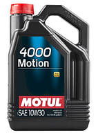 Масло моторное Motul 4000 MOTION SAE 10W-30 минеральное 5л