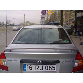 Hyundai Accent 2000-2006 Спойлер (під фарбування) AUC Спойлера Хюндай Акцент