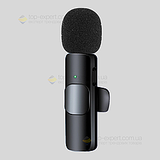 Професійний бездротовий петличний мікрофон Type C Lightning мікрофон петлічка для телефона, фото 2