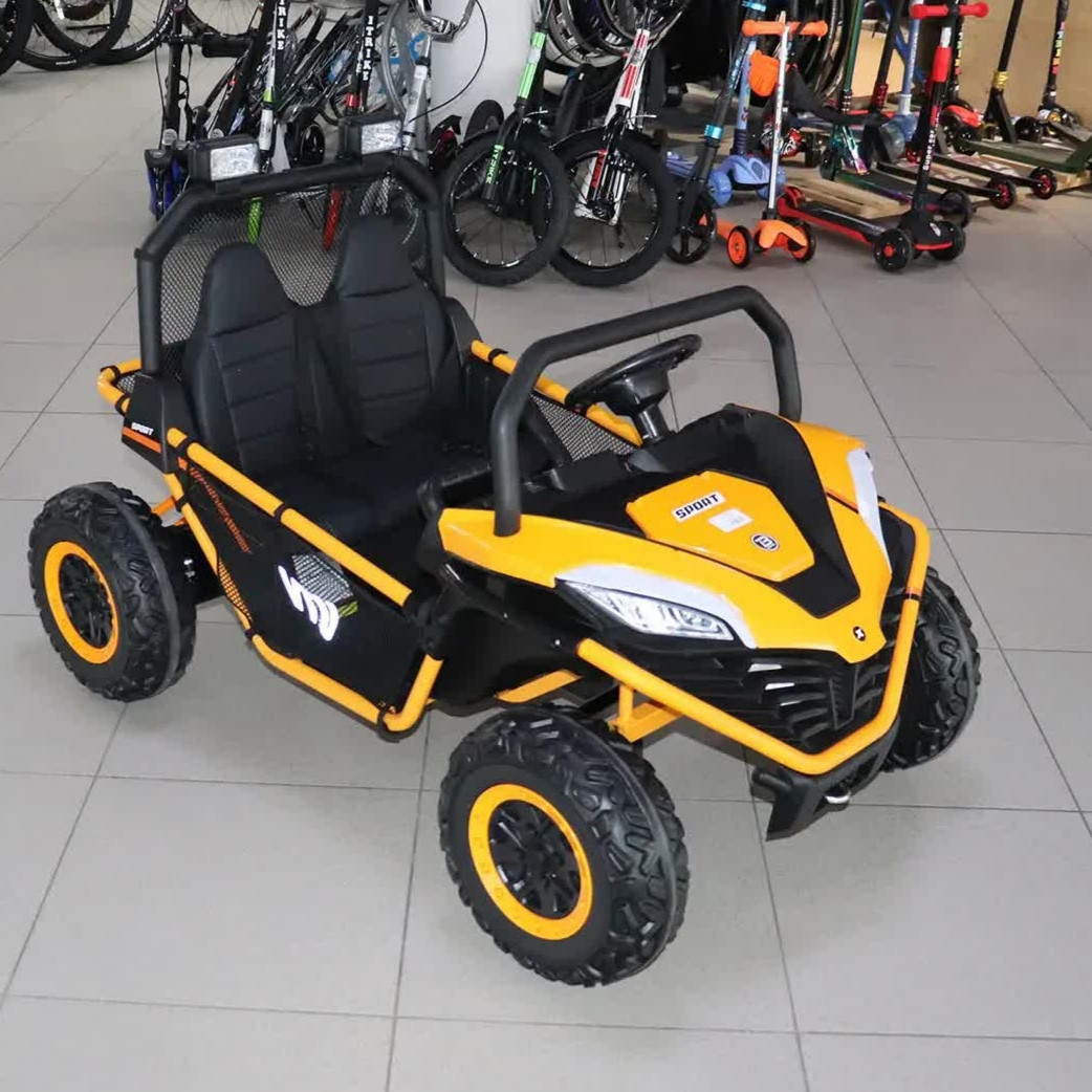 Дитячий квадроцикл Мотовездехід FORCE 1000 Sport EPS (жовтий колір), фото 1