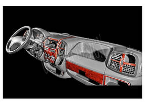 Citroen Jumper 2002-2006 Накладки на панель (Meric) під титан AUC Накладки на панель Ситроен Джампер