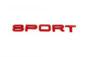 Range Rover Sport 2005-2013 рр. Напис Sport (червона) AUC написи Ленд ровер Рендж Ровер Спорт