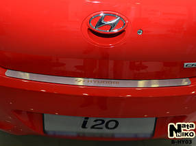 Hyundai I30 HB 2007-2010 Накладка на задній бампер Натаніко AUC Накладки на задній бампер Хюндай Ай 30