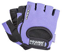Рукавички для фітнесу та важкої атлетики Power System PS-2250 Pro Grip жіночі Purple S Love&Life