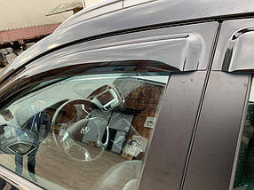 Hyundai IX-35 (2010-2015) Вітровики (4 шт., HIC) AUC Дефлектори вікон Хюндай Ай Ікс 35