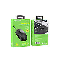 USB компьютерная Мышь Borofone BG4 Проводная Цвет Чёрный