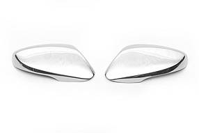 Hyundai Accent Solaris Накладки на дзеркала під повторювач повороту Carmos AUC Накладки на дзеркала Хюндай