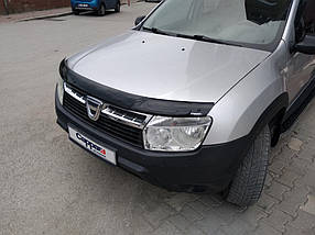 Dacia Duster 2008-2018 Дефлектор капота EuroCap AUC Дефлектор на капот Дачія Дастер