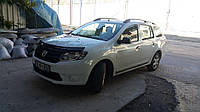 Dacia Logan MCV 2013+ Дефлектор капота EuroCap AUC Дефлектор на капот Дачия Логан МСВ