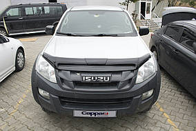 Isuzu D-Max 2011-2019 Дефлектор капота (EuroCap) AUC Дефлектор на капот Ісузу Д-Мак