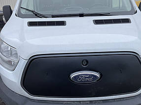 Ford Transit 2014-2018 Зимова накладка на решітку матова AUC Зимові заглушки Форд Транзит