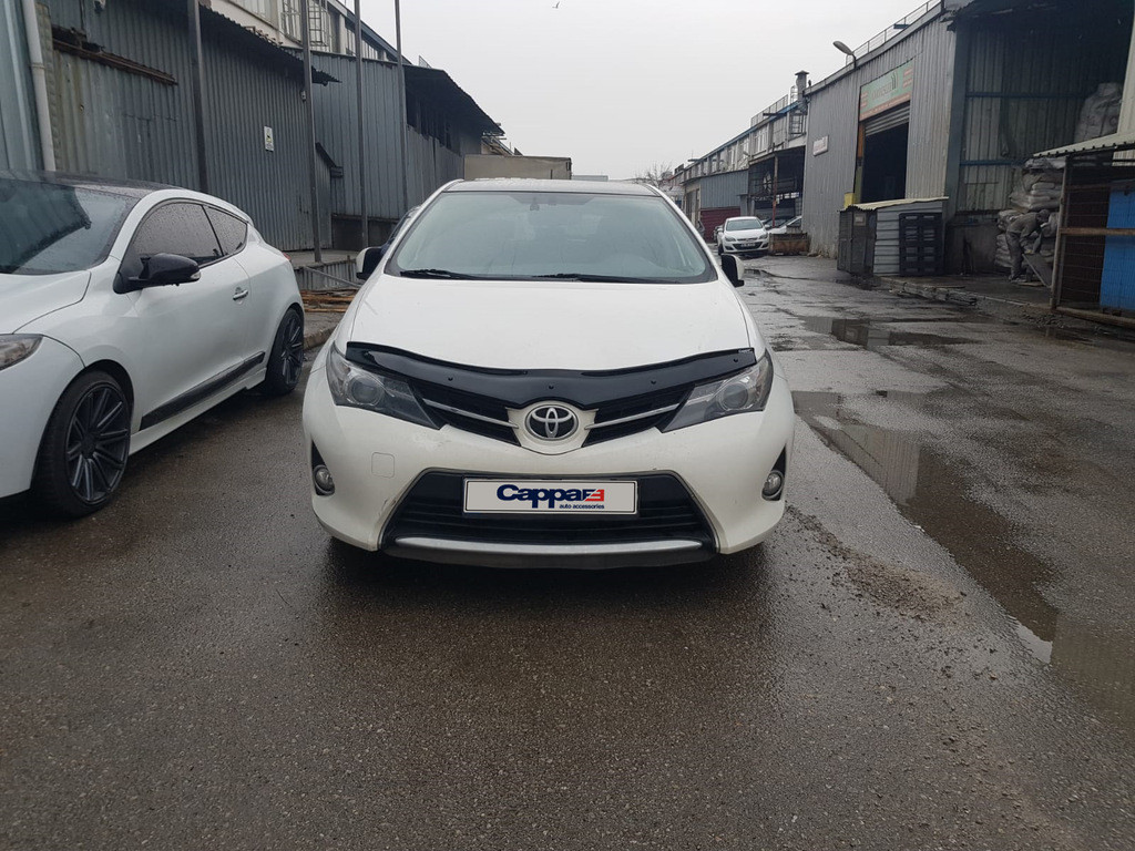 Toyota Auris 2012-2015 Дефлектор капота EuroCap AUC Дефлектор на капот Тойота Ауріс