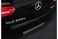Mercedes GLC C253 Накладка на задний бампер (ABS) AUC Накладки на задний бампер Мерседес Бенц ГЛЦ купе C253