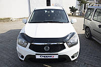 SsangYong Korando 2013+ Дефлектор капота EuroCap TMR Дефлектор на капот Санг Йонг 1948до