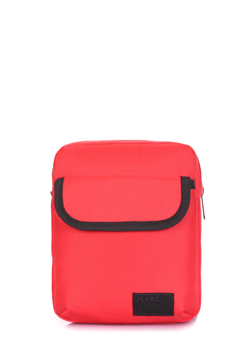 Чоловіча сумка на плече Poolparty арт. extreme-oxford-red