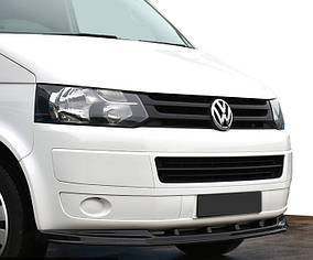 Volkswagen T5 2010-2015 Передня ліп спідниця (ABS) AUC Тюнінг переднього бампера Фольксваген Т5 рестайлінг