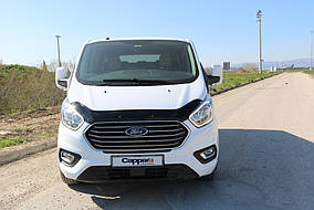 Ford Custom 2018+ Дефлектор капота EuroCap AUC Дефлектор на капот Форд Кастом