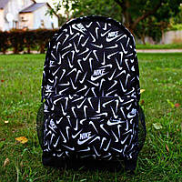 Чорний спортивний рюкзак  ⁇  Жіночий  ⁇  Дитячий, для ноутбука Nike, Молодіжний портфель найк