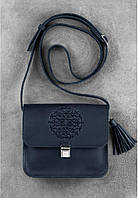 Мініатюрна сумка темно-синього кольору BlankNote арт. BN-BAG-3-nn-man