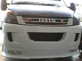 Iveco Daily 2006-2014 Накладка на передній бампер ERA AUC Тюнінг переднього бампера Івеко Дейлі