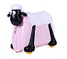 Дитяча валіза на колесах для дівчаток каталка на 4-х колесах Shaun the sheep дитяча ручна поклажа 46х37х24, фото 10