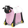 Дитяча валіза на колесах для дівчаток каталка на 4-х колесах Shaun the sheep дитяча ручна поклажа 46х37х24, фото 9