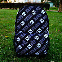 Чорний спортивний рюкзак для школи Жіночий  ⁇  Дитячий, для ноутбука Puma, звичайний рюкзак Пума