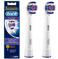 Сменные насадки для электрической зубной щетки Oral-B 3D White EB 18 RB Clean Maximiser (2шт)