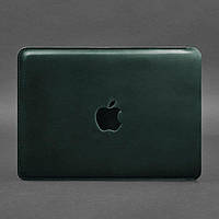 Шкіряний чохол для MacBook 14 дюйм зелений BlankNote арт. BN-GC-19-iz
